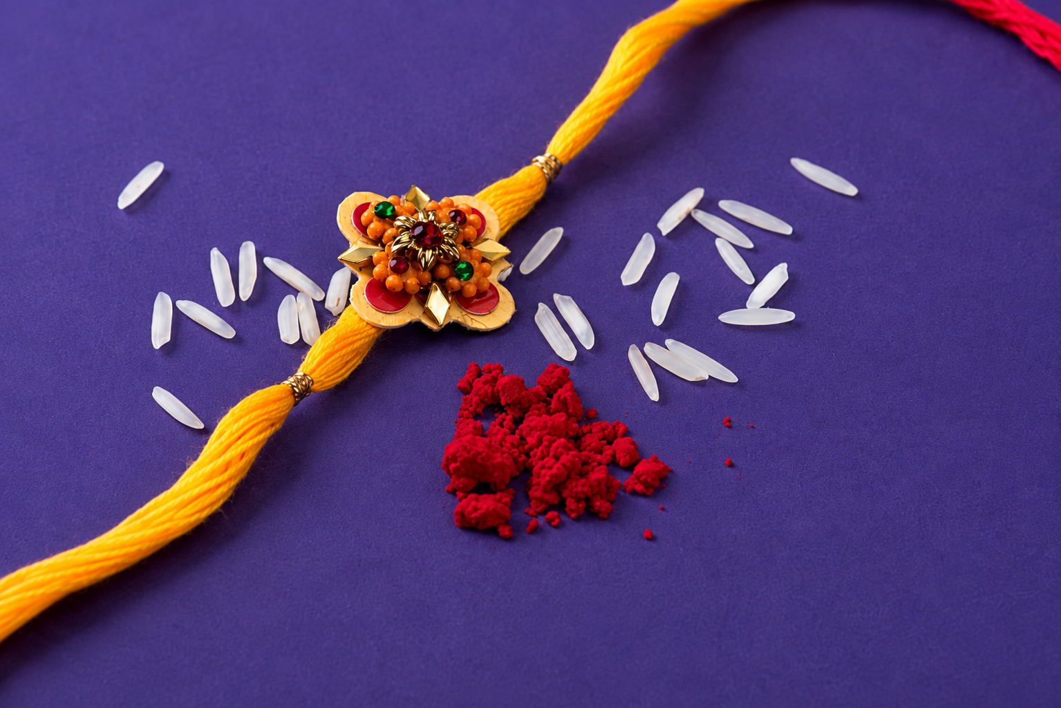 Premium Designer Rakhi for Brother | Royal Floral Rakhi | Special Raksha Bandhan Gift 🎁
