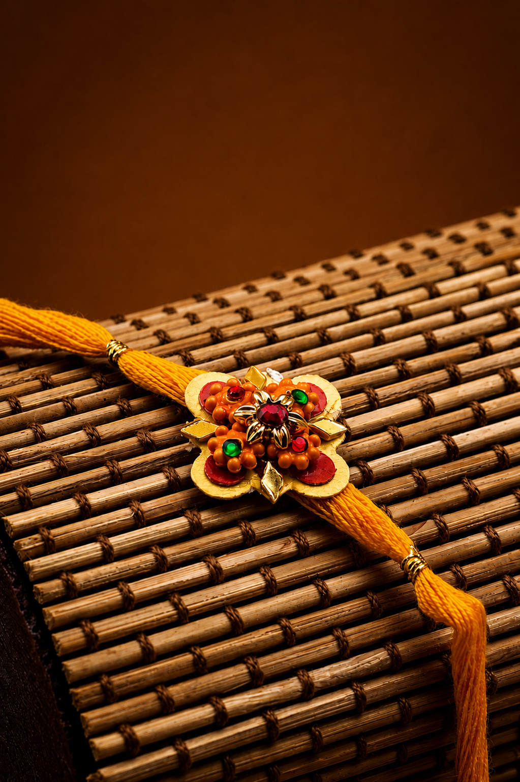 Premium Designer Rakhi for Brother | Royal Floral Rakhi | Special Raksha Bandhan Gift 🎁